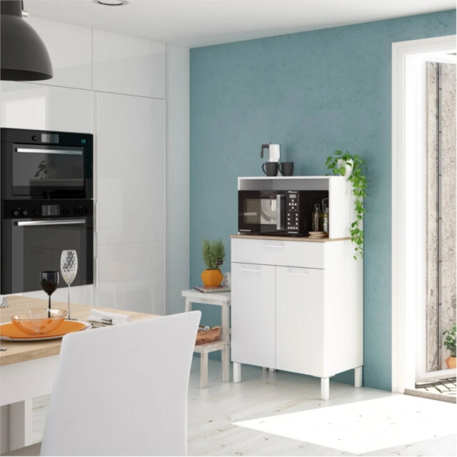 CaliCosy Keukenbuffetkast 2 deuren en 1 lade l72 cm kira 2931832 large
