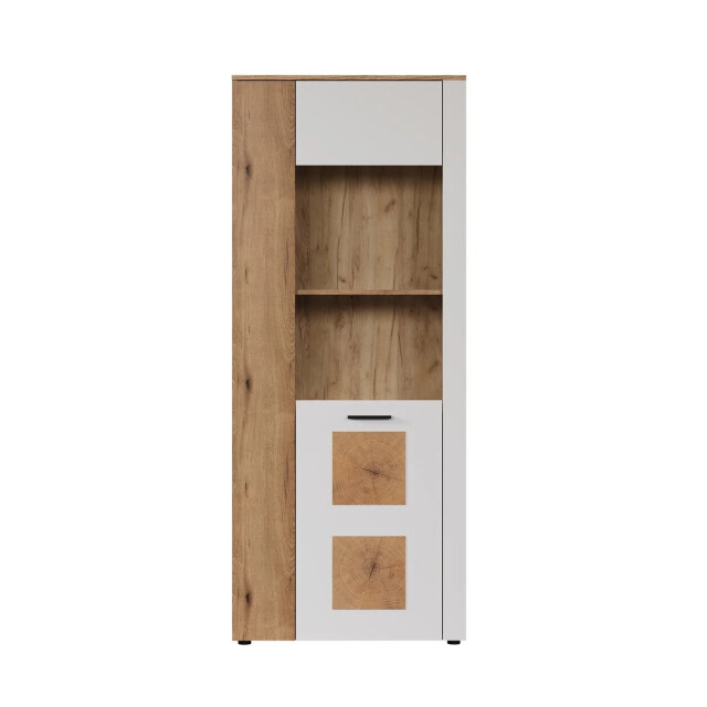 CaliCosy Vitrine met 2 deuren, waarvan 1 met gehard glas l80 cm vitoria 3042325 large
