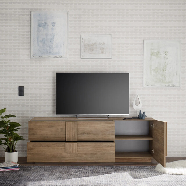 CaliCosy Tv-meubel 2 laden en 1 deur l182 cm jupiter 2937278 large