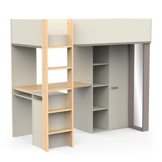 CaliCosy Hoogslaper met bureau en kast h183 cm camillia 3040885 large