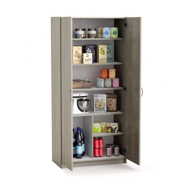 CaliCosy Kast met 2 deuren, 5 planken l79,7 cm houtdecor multifunctioneel 2931891 large