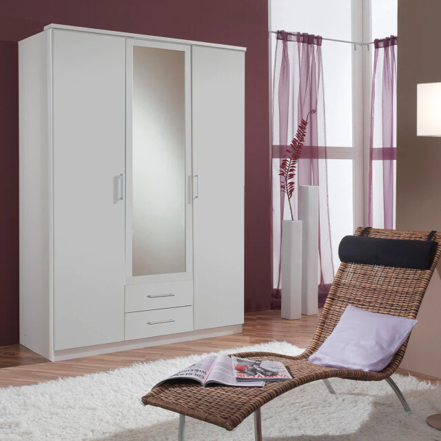 CaliCosy Kast 2 deuren 1 deur spiegel en 2 laden l135 cm 2937637 large