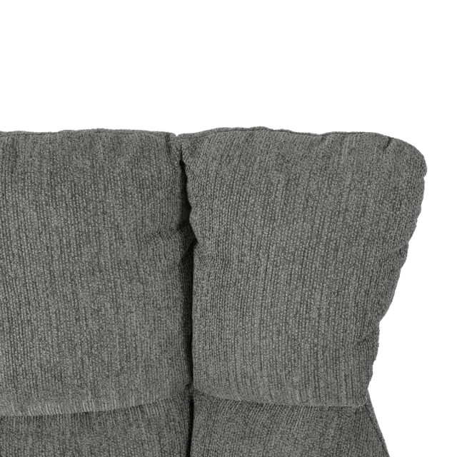 CaliCosy Fauteuil in gewatteerde stof met zwarte metalen poten h89 cm odette 3084071 large