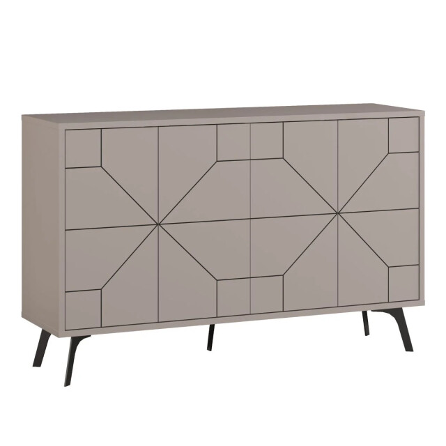 CaliCosy Buffet 4 deuren en versierde deuren l123 cm dune 2937497 large