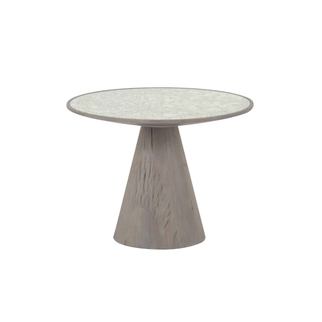 Signature Bijzettafel van eikenhout en glas l60 cm mafra 3061005 large