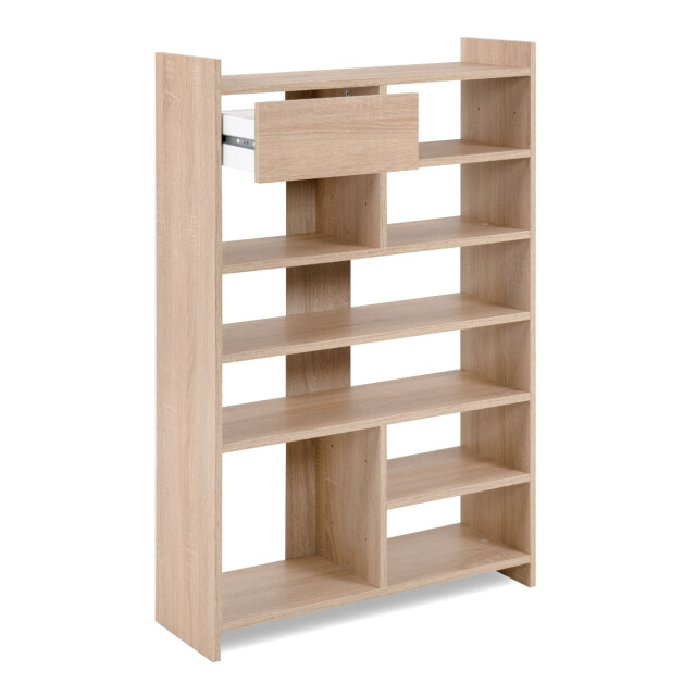 CaliCosy Schoenenkast met 8 open vakken en 1 lade h109 cm mÜnster 3011545 large