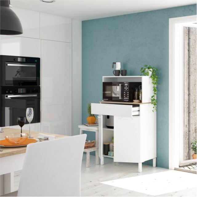 CaliCosy Keukenbuffetkast 2 deuren en 1 lade l72 cm kira 2931832 large