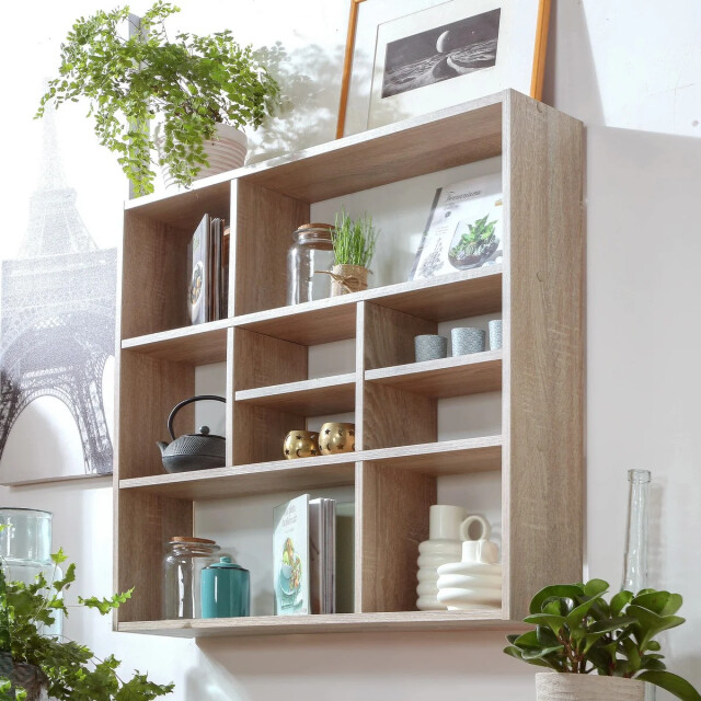 CaliCosy Wandplank 9 compartimenten l90 cm mika 2936968 large