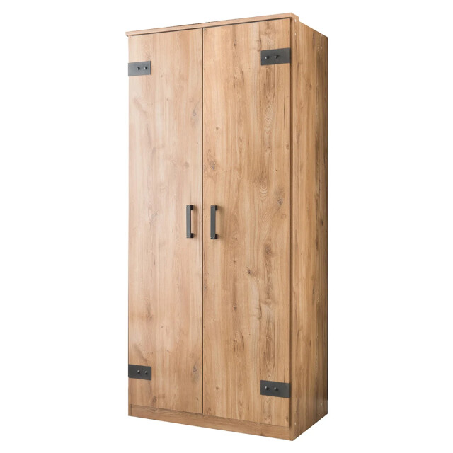 CaliCosy Kast met 2 deuren, eikenhouten decor h199 cm 2930623 large