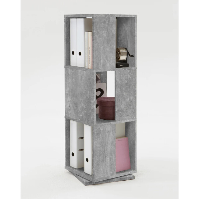CaliCosy Draaibare boekenkast 3 compartimenten h108 cm tower 2936977 large