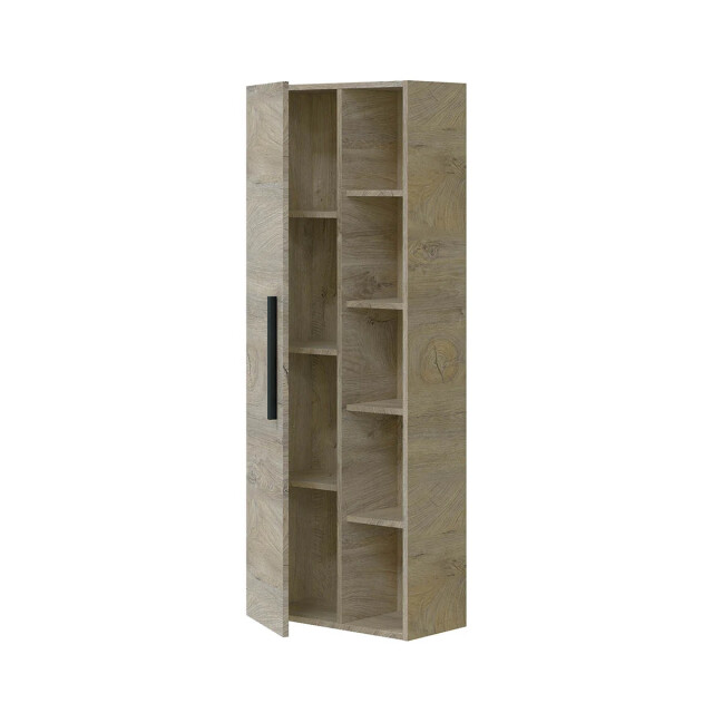 CaliCosy Hangende kolomkast met 1 deur en 5 opbergvakken h135 cm 2930512 large