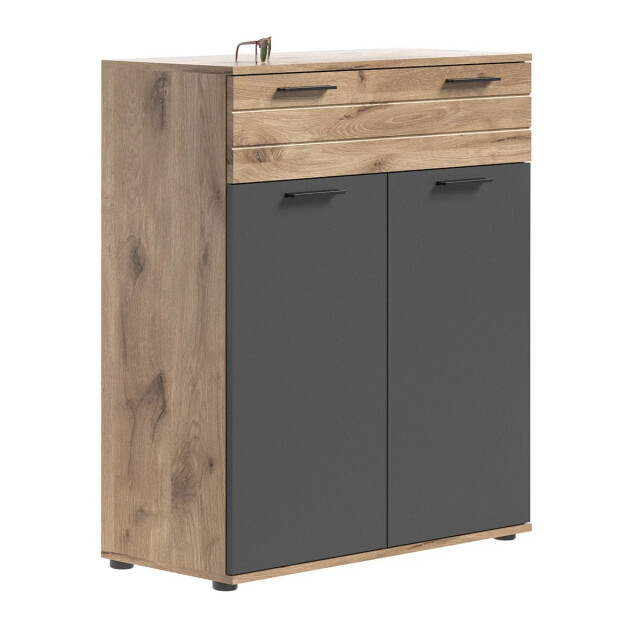 CaliCosy Schoenenkast met 1 lade en 2 deuren l90 cm mason 2951206 large