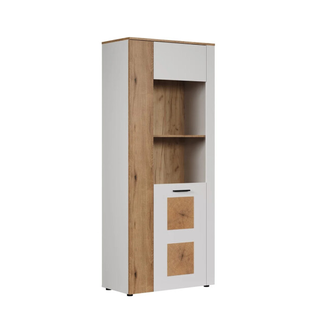 CaliCosy Vitrine met 2 deuren, waarvan 1 met gehard glas l80 cm vitoria 3042325 large