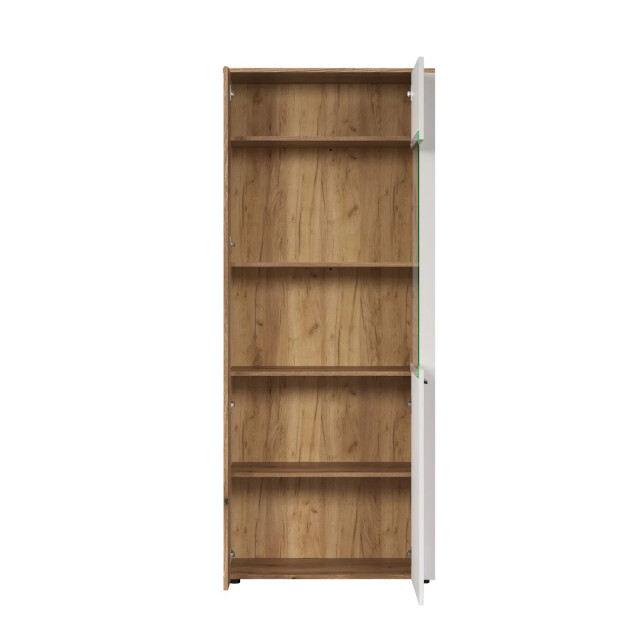 CaliCosy Vitrine met 2 deuren, waarvan 1 met gehard glas l80 cm vitoria 3042325 large