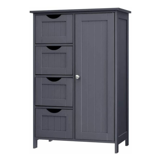 CaliCosy Kleine ladekast met 4 laden en 1 deur donkerblauw l55 cm 2930332 large