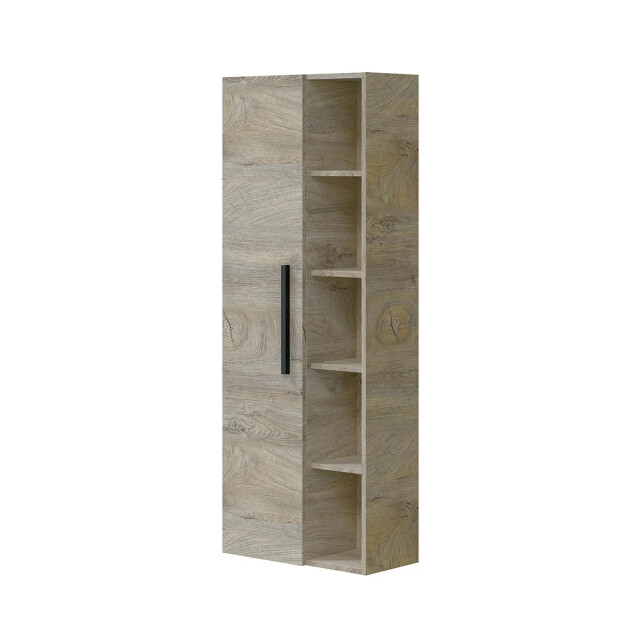 CaliCosy Hangende kolomkast met 1 deur en 5 opbergvakken h135 cm 2930512 large
