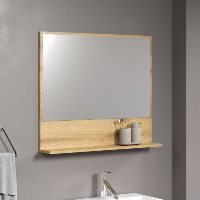 CaliCosy Wandspiegel met 1 plank l80 cm purebliss 3044865 large