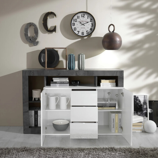 CaliCosy Buffet 2 deuren 3 laden frankfurt l146 cm 2937357 large