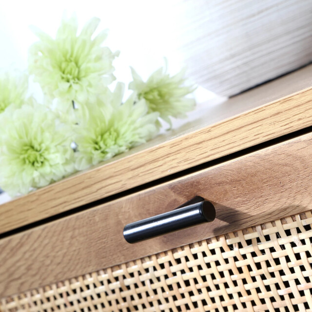 CaliCosy Nachtkastje met 2 laden en rieten kap l45 x p35 x h51cmh51cm jaya 2929852 large