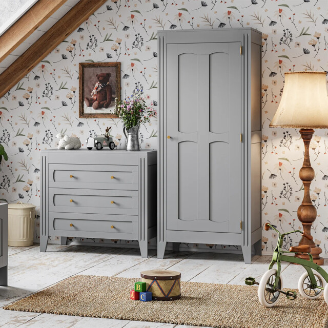 CaliCosy Kast met 1 deur, planken en kledingkast l80.5 x h196.8 cm milenne 2937098 large