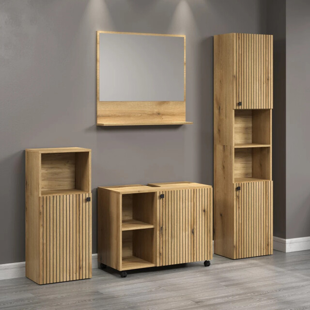 CaliCosy Wandspiegel met 1 plank l80 cm purebliss 3044865 large