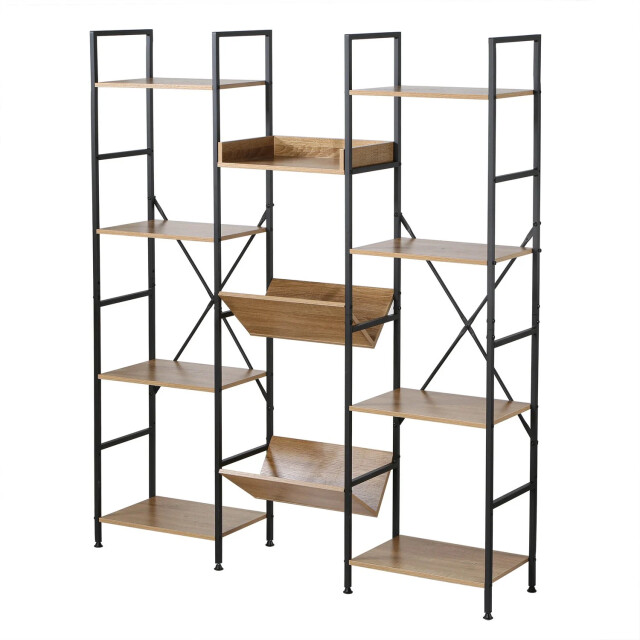 CaliCosy Rek 11 niveaus industriële stijl l125 x h150 cm 2930533 large