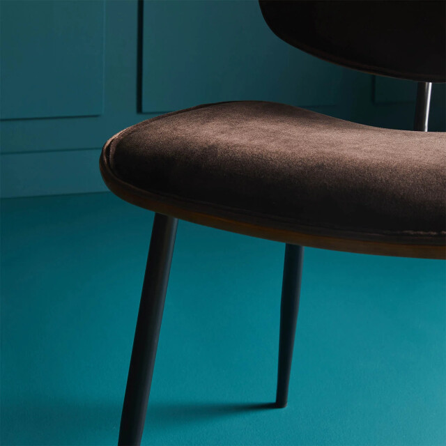 Signature Set van 2 fluwelen stoelen met houten afwerking olympia 2936799 large