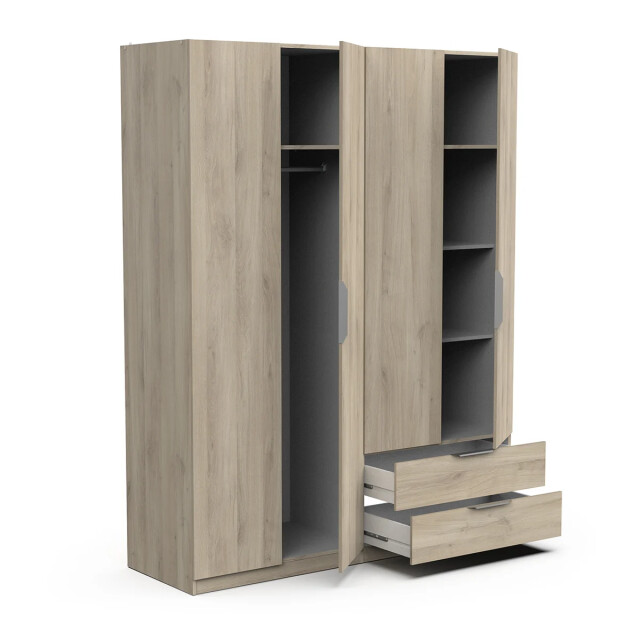 CaliCosy Kast met 4 deuren en 2 laden ghost l157,3 cm 2937818 large