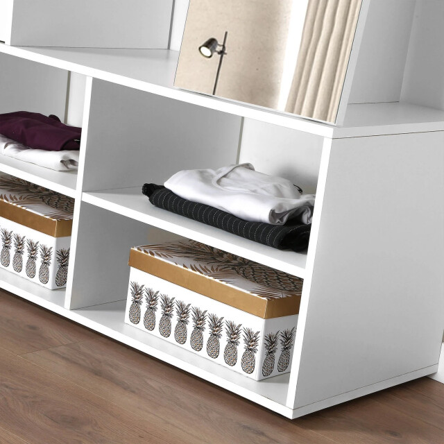 CaliCosy Garderobe met 1 deur 1 spiegel auma l105 x h151,3 cm 2930033 large