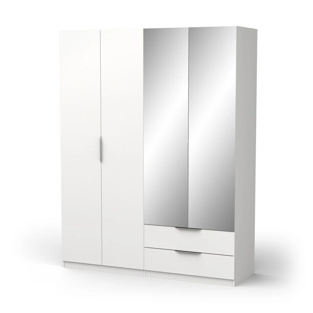 CaliCosy Kast met 4 deuren, 2 laden en 2 spiegels ghost l157,3 cm 2937819 large