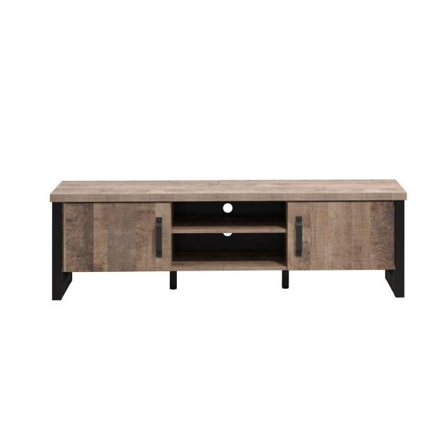 CaliCosy Tv-meubel met 2 deuren, 2 open vakken en 2 kabelopeningen l166 cm emile 3042285 large