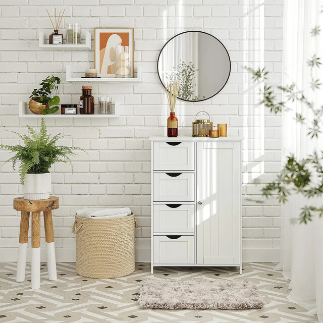 CaliCosy Badkamermeubel 1 deur 4 laden l55 cm 2929933 large