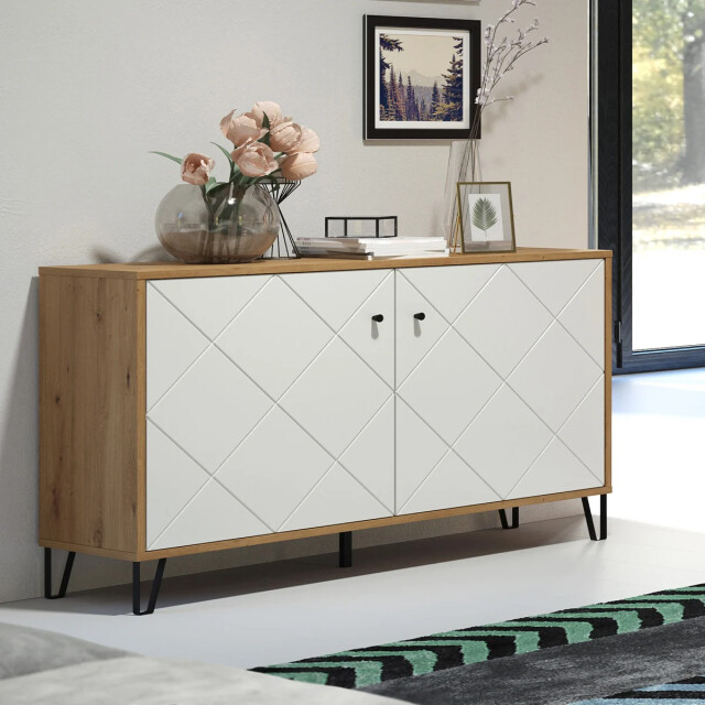 CaliCosy Buffet 2 deuren eiken decoratie l123 cm touch 2930371 large