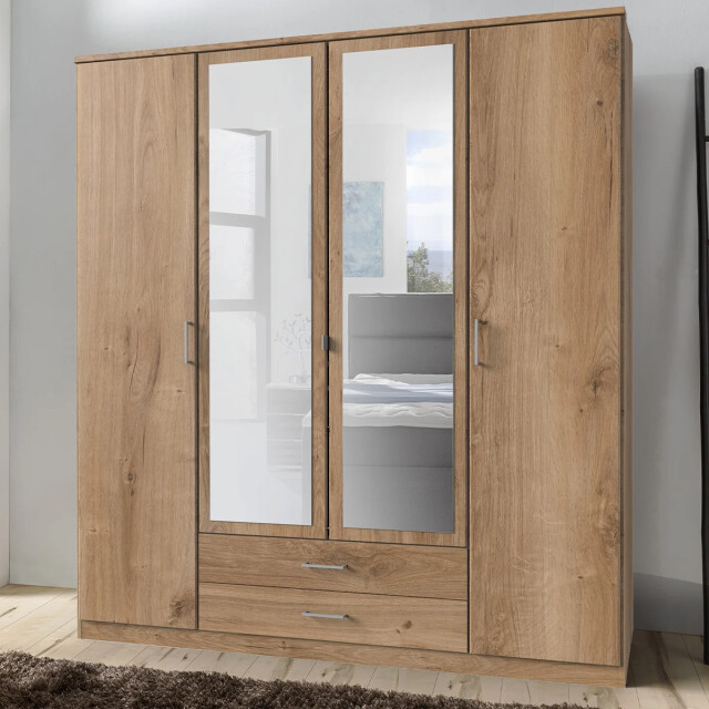 CaliCosy Kast 2 deuren 2 spiegeldeuren en 2 laden l179 cm 2937640 large