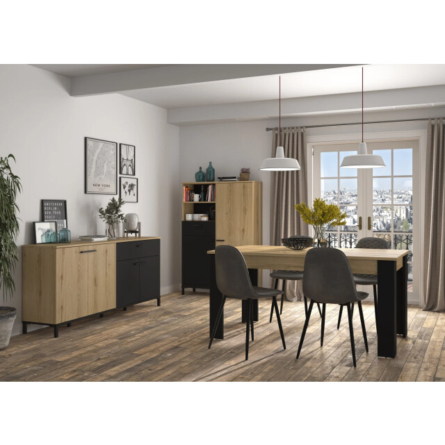 CaliCosy Dressoir 4 deuren 1 lade l180 cm trust 2930534 large