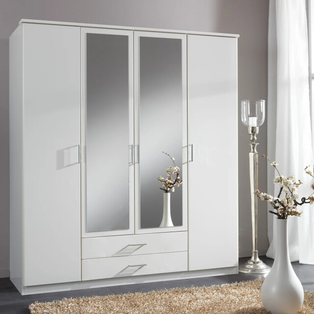 CaliCosy Kast 2 deuren 2 spiegeldeuren en 2 laden l179 cm 2937639 large