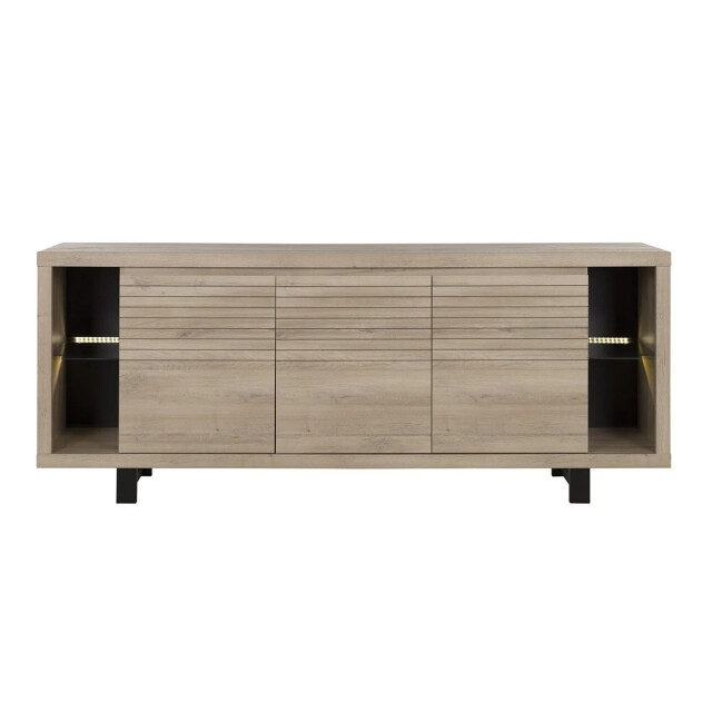 CaliCosy Buffet met 3 deuren eikenhout l220cm franse fabricage 2931974 large