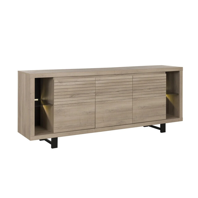 CaliCosy Buffet met 3 deuren eikenhout l220cm franse fabricage 2931974 large