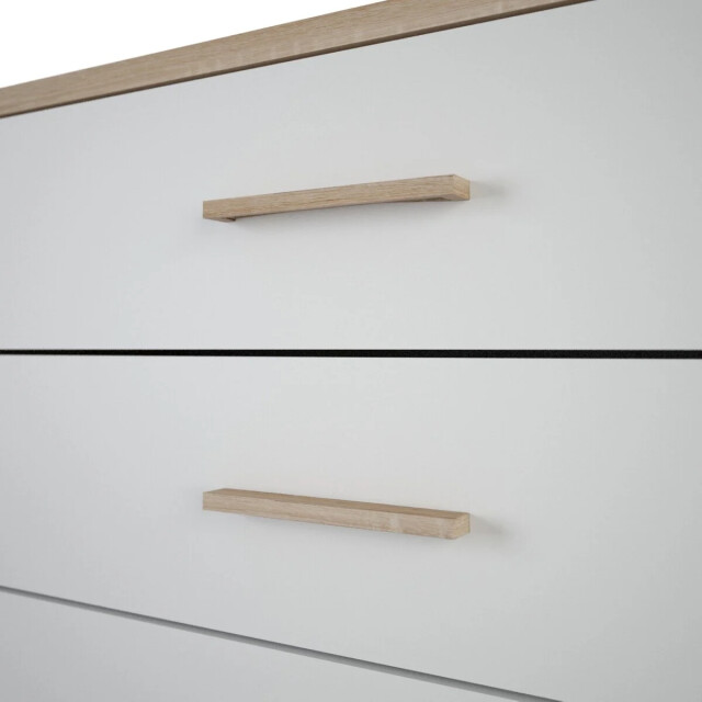 CaliCosy Ladenkast 4 laden hout en wit decor l100 cm selena 2929914 large