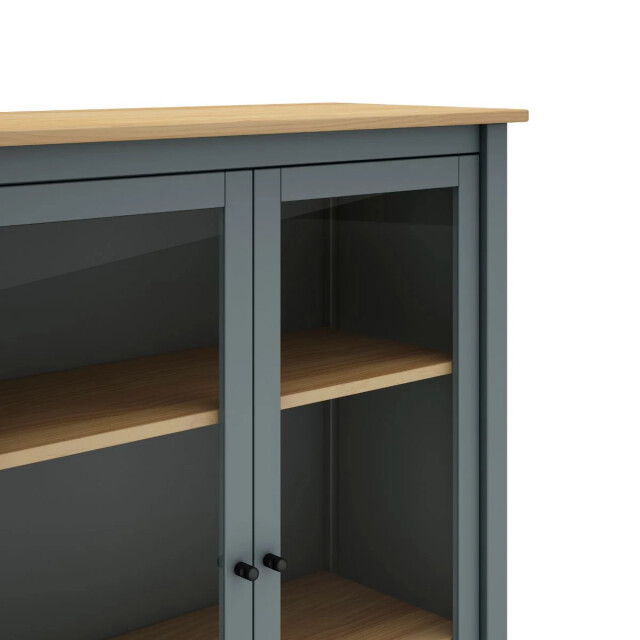 CaliCosy Vitrinekast 2 deuren l90 x h110 cm misti 2937380 large