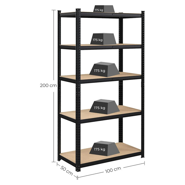 CaliCosy Plank met 5 verstelbare niveaus voor zware belasting h200 cm 2930055 large