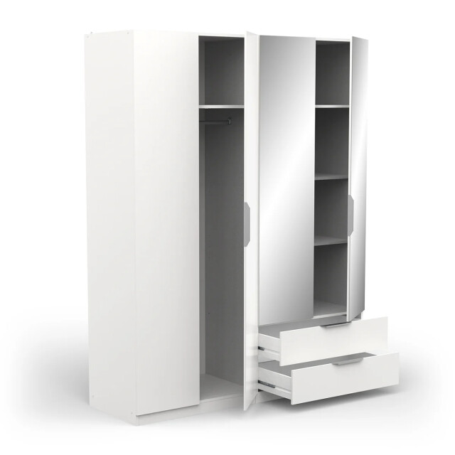 CaliCosy Kast met 4 deuren, 2 laden en 2 spiegels ghost l157,3 cm 2937819 large