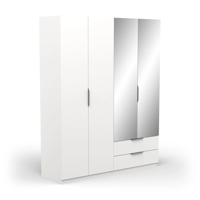 CaliCosy Kast met 4 deuren, 2 laden en 2 spiegels ghost l157,3 cm 2937819 large