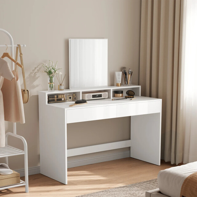 CaliCosy Kaptafel met 2 laden en 3 kleine vakken met spiegel h140 cm 2930335 large