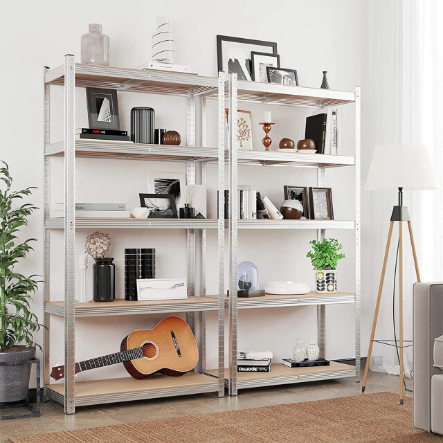 CaliCosy Set van twee planken met 5 niveaus en verstelbare planken h180 cm 2930054 large