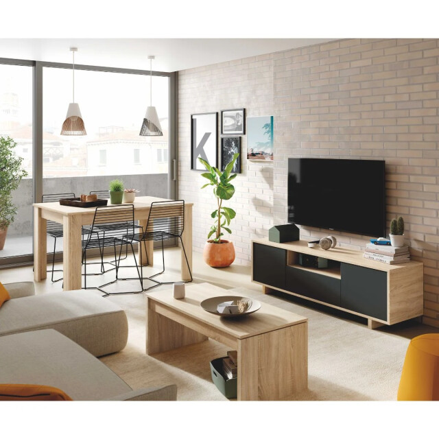 CaliCosy Tv-meubel 3 deuren + 1 opbergvak zaira l150 cm 2937400 large