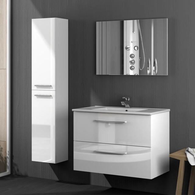 CaliCosy Hangende kolomkast met 2 deuren, h140 cm 2937540 large