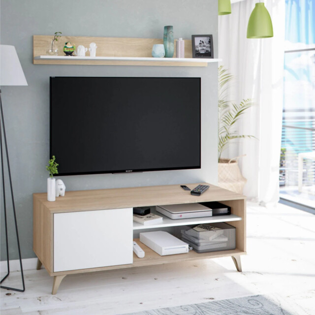 CaliCosy Tv-meubel en wandplank l135 cm kikua plus 2929835 large