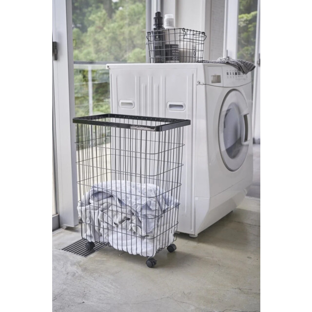 CaliCosy Wasmand op wieltjes van metaal h56.5cm 2936740 large