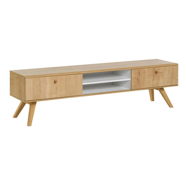 CaliCosy Tv-meubel met 2 laden en centrale nissen nature 2936960 large